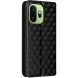 Чохол Deexe Rhombus Book для OnePlus 15T - Black (410412B). Фото 7 з 7