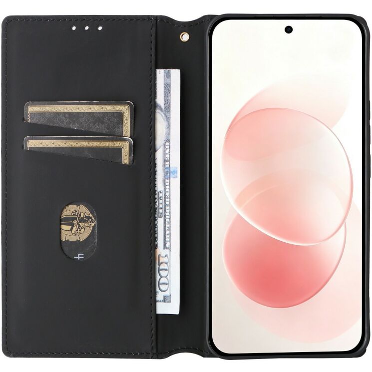 Чохол Deexe Rhombus Book для Xiaomi Redmi Note 17 Pro Max - Red: фото 2 з 7