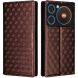 Чохол Deexe Rhombus Book для ZTE Nubia Music - Brown (360310Z). Фото 1 з 9