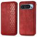 Чохол Deexe Rhombus Wallet для Google Pixel 11 / 11 Pro - Red (425517R). Фото 1 з 10