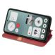 Чехол Deexe Rhombus Wallet для Nothing CMF Phone 1 - Red (370915R). Фото 3 из 9