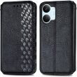 Чехол Deexe Rhombus Wallet для Xiaomi Poco X8 Pro Max - Black (408934B)
