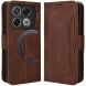 Чехол Deexe Wallet Stand для Infinix GT 20 Pro - Brown (356000Z). Фото 1 из 8