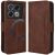 Чехол Deexe Wallet Stand для Infinix GT 20 Pro - Brown: фото 1 из 8