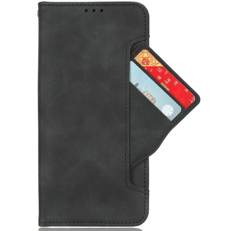 Чехол Deexe Wallet Stand для Infinix Hot 50 Pro - Black: фото 2 из 7