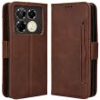 Чехол Deexe Wallet Stand для Infinix Note 40 Pro - Brown (352010Z)