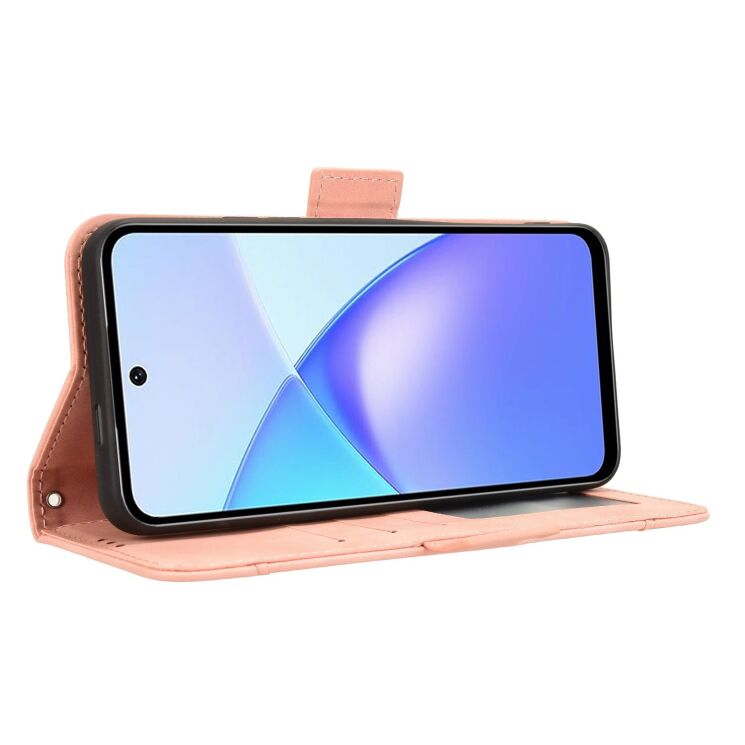 Чохол Deexe Wallet Stand для Infinix Smart 10 - Pink: фото 5 з 13