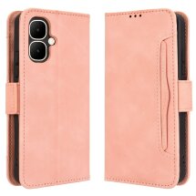 Чохол Deexe Wallet Stand для Infinix Smart 10 - Pink: фото 1 з 13