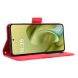 Чохол Deexe Wallet Stand для Motorola Moto G86 Power - Red (385104R). Фото 7 з 14