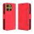 Чохол Deexe Wallet Stand для Motorola Moto G86 Power - Red: фото 1 з 14