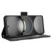 Чехол Deexe Wallet Stand для TECNO Spark 30 - Black (370401B). Фото 3 из 8