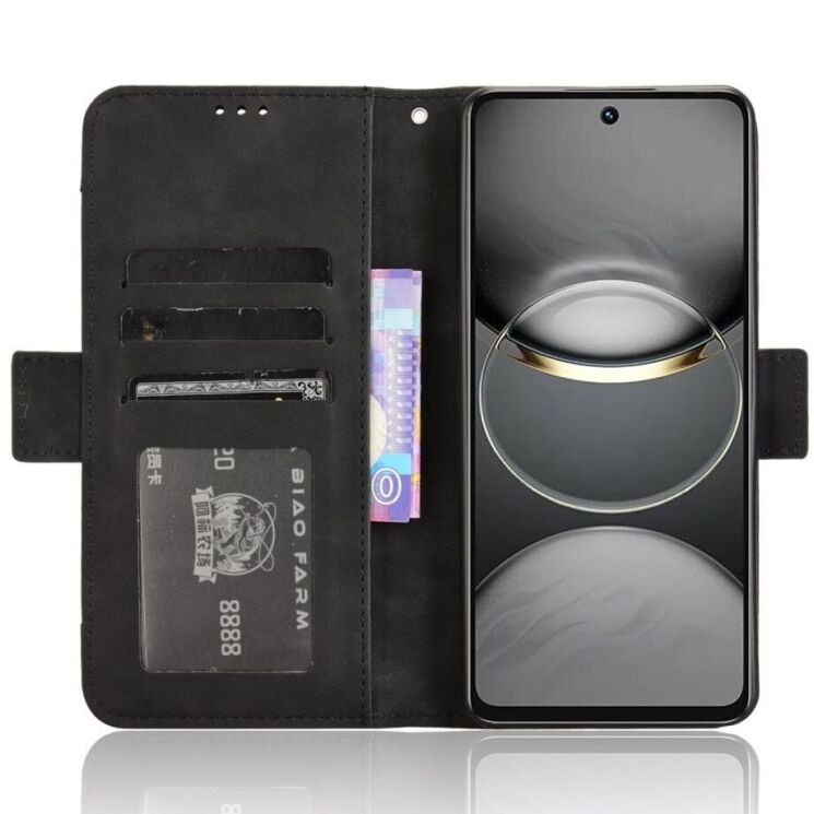 Чехол Deexe Wallet Stand для TECNO Spark 30 - Black: фото 2 из 8