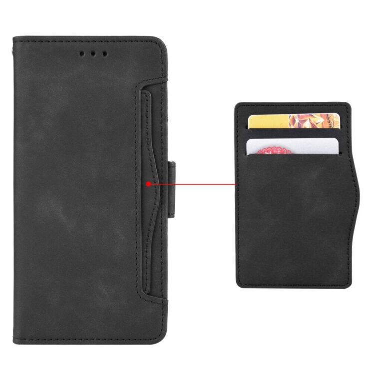 Чехол Deexe Wallet Stand для TECNO Spark 30 - Black: фото 4 из 8