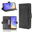 Чехол Deexe Wallet Stand для VIVO V21e - Black (281601B)