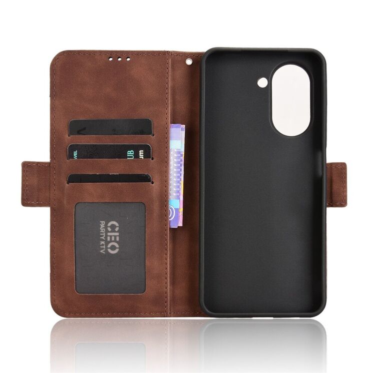 Чехол Deexe Wallet Stand для Xiaomi Redmi A5 (European Version) - Brown: фото 6 из 12