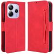 Чехол Deexe Wallet Stand для Xiaomi Redmi Note 14 4G - Red (373435R)