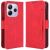 Чехол Deexe Wallet Stand для Xiaomi Redmi Note 14 4G - Red: фото 1 из 7