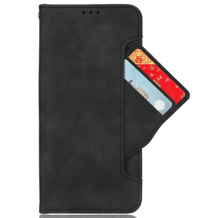 Чехол Deexe Wallet Stand для Xiaomi Redmi Note 14 Pro 5G / Note 14 Pro Plus / Poco X7 - Black: фото 2 из 7