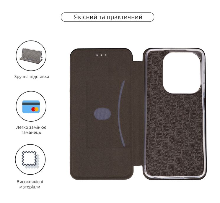 Чохол-книжка ArmorStandart G-Case для TECNO Spark 20C - Black: фото 3 з 3