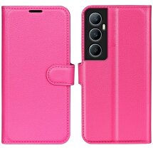 Чехол-книжка Deexe Book Type для Realme C65 - Rose: фото 1 из 6