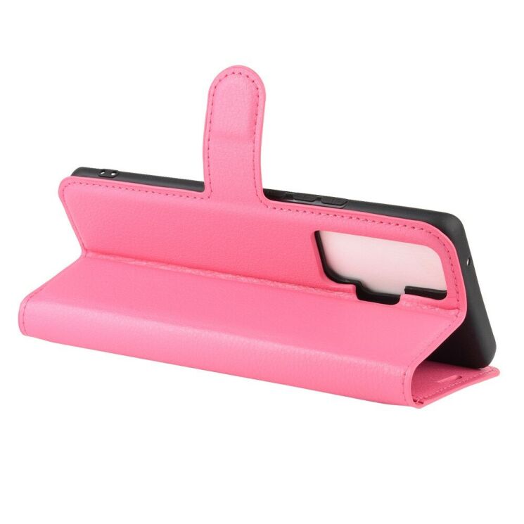 Класичний чохол-книжка Deexe Book Type для VIVO X50 Pro - Rose: фото 5 з 6