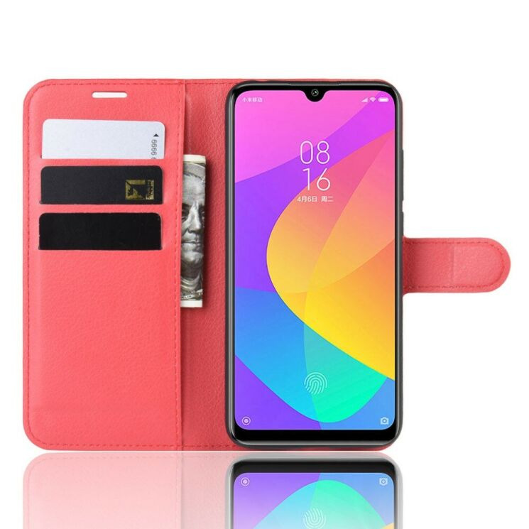 Класичний чохол-книжка Deexe Book Type для Xiaomi Mi CC9e / Mi A3 - Red: фото 4 з 6