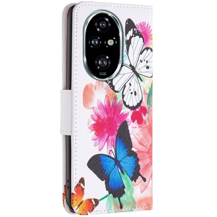Чохол-книжка Deexe Color Wallet для Honor 200 Pro - Two Butterflies: фото 4 з 6