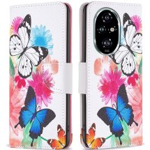 Чехол-книжка Deexe Color Wallet для Honor 200 Pro - Two Butterflies: фото 1 из 6