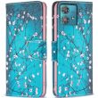 Чохол-книжка Deexe Color Wallet для Motorola Edge 40 Neo - Plum Blossom (340009G)