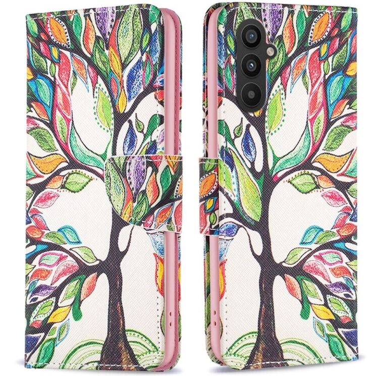 Чехол-книжка Deexe Color Wallet для Samsung Galaxy A24 (A245) - Life Tree: фото 1 из 7