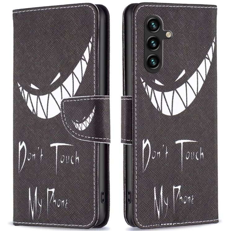 Чехол-книжка Deexe Color Wallet для Samsung Galaxy A56 (A566) - Don't Touch My Phone: фото 1 из 7