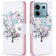 Чехол-книжка Deexe Color Wallet для Xiaomi Redmi Note 13 Pro 4G / Poco M6 Pro - Flower Tree (345751H)