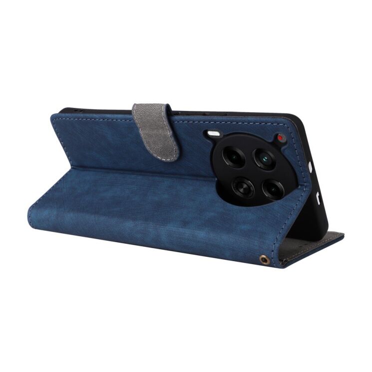 Чехол-книжка Deexe Delta Book для TECNO Camon 30 (CL6) - Blue: фото 4 из 8