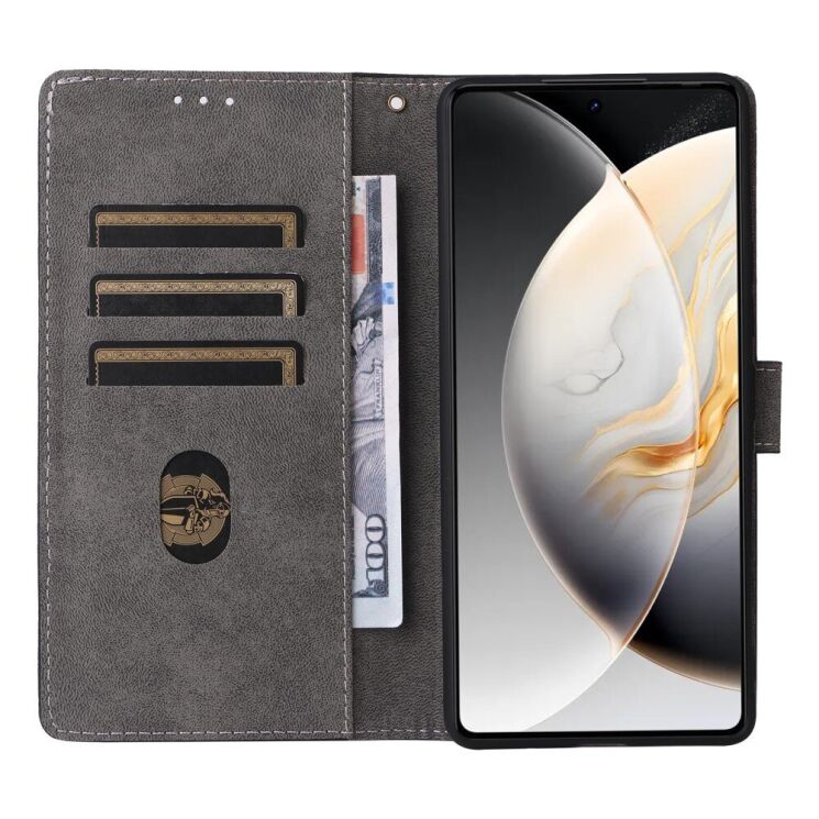 Чехол-книжка Deexe Delta Book для TECNO Camon 30 (CL6) - Blue: фото 2 из 8