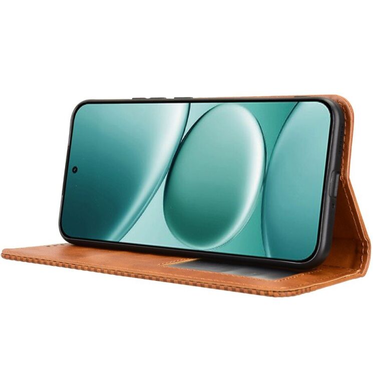 Чехол-книжка Deexe Retro Style для Xiaomi Redmi Note 15 Pro Plus / Poco M8 Pro 5G - Brown: фото 7 из 19