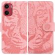Чохол-книжка Deexe Tiger для Motorola Moto G05 / Moto E15 - Pink (372712P)