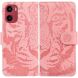 Чохол-книжка Deexe Tiger для Motorola Moto G05 / Moto E15 - Pink (372712P). Фото 1 з 7