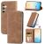 Чехол-книжка Deexe Wallet Case для Samsung Galaxy S25 (S931) - Brown: фото 1 из 8