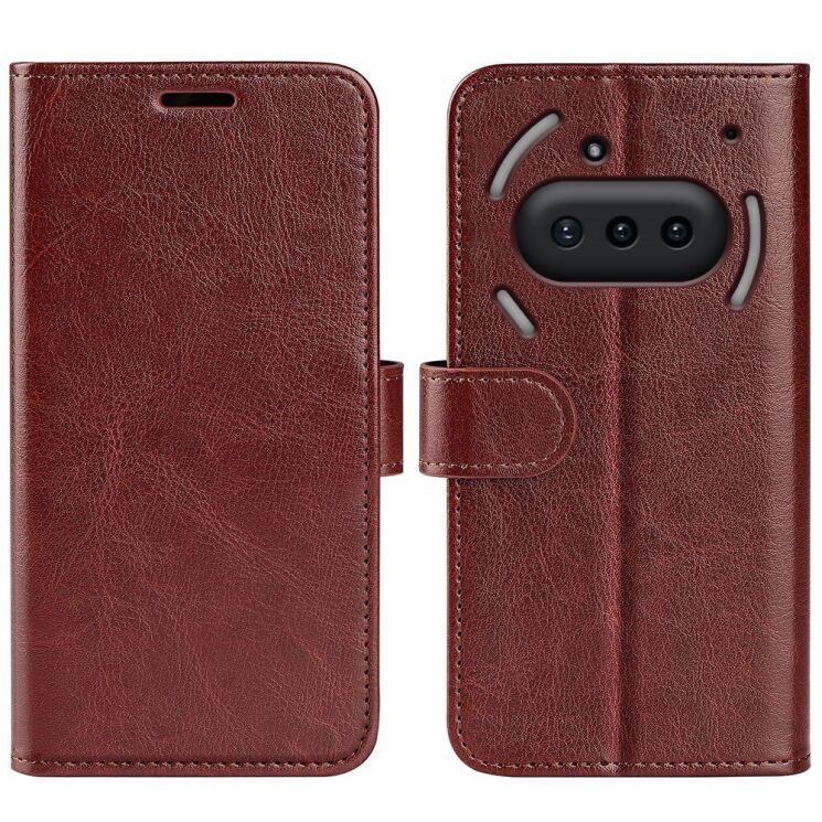 Чехол-книжка Deexe Wallet Style для Nothing Phone (3a) - Brown: фото 1 из 6