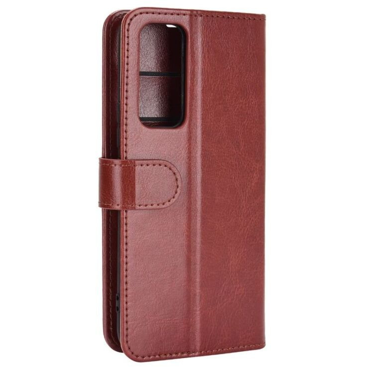 Классический чехол-книжка Deexe Wallet Style для VIVO V20 SE - Brown: фото 8 из 8