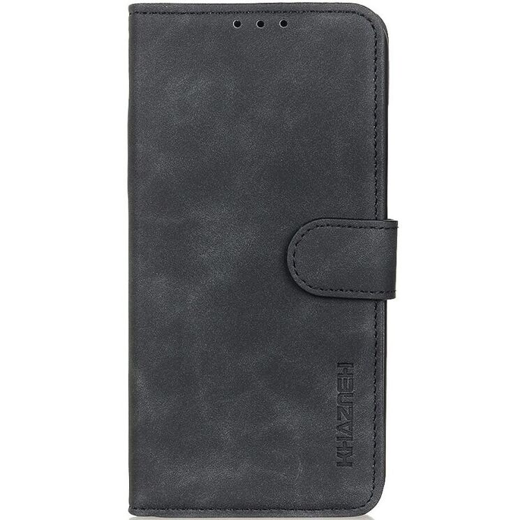 Чехол-книжка KHAZNEH Retro Wallet для Xiaomi Poco F7 Pro / Poco F7 Ultra - Black: фото 4 из 8