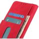 Чехол-книжка KHAZNEH Retro Wallet для Xiaomi Redmi Note 14 Pro 5G / Note 14 Pro Plus - Red (373142R). Фото 5 из 8