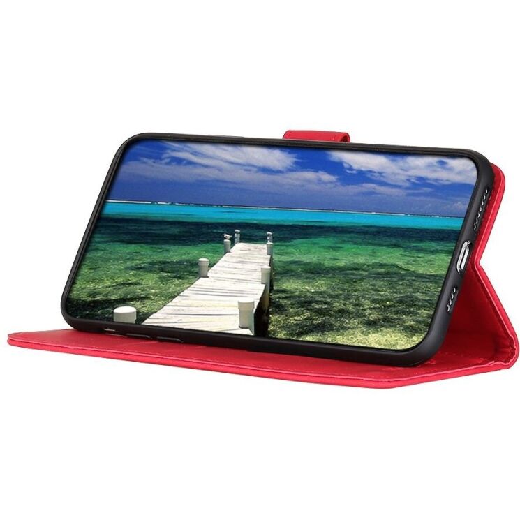 Чехол-книжка KHAZNEH Retro Wallet для Xiaomi Redmi Note 14 Pro 5G / Note 14 Pro Plus - Red: фото 2 из 8