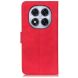 Чехол-книжка KHAZNEH Retro Wallet для Xiaomi Redmi Note 14 Pro 5G / Note 14 Pro Plus - Red (373142R). Фото 8 из 8