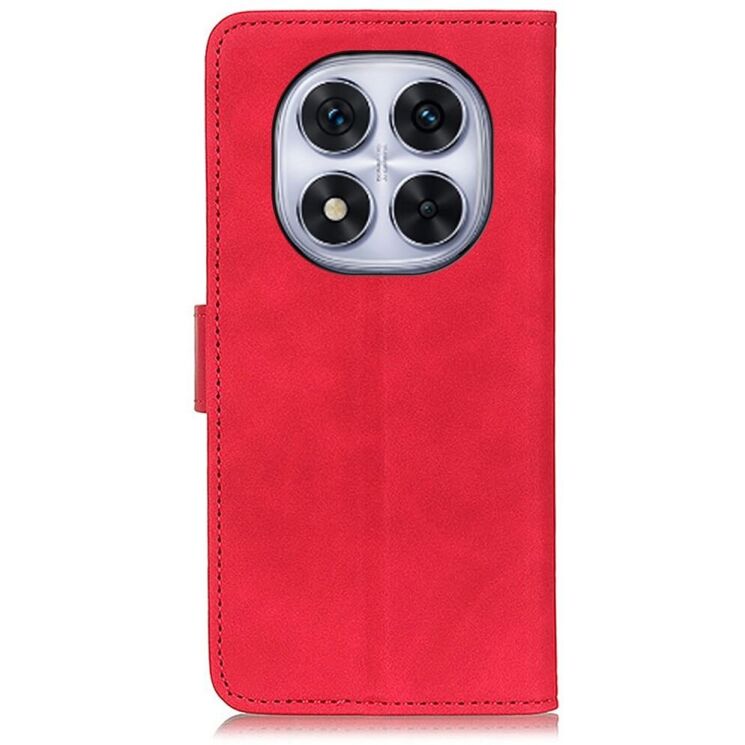 Чехол-книжка KHAZNEH Retro Wallet для Xiaomi Redmi Note 14 Pro 5G / Note 14 Pro Plus - Red: фото 8 из 8