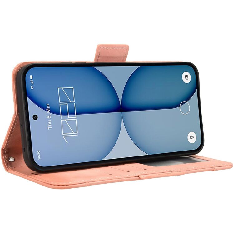 Чохол-книжка з кишеньками Deexe Wallet Stand для Nothing Phone (4a) - Pink (411309P) Чохол-книжка з кишеньками Deexe Wallet Stand для Nothing Phone (4a) - Pink: фото 6 з 8