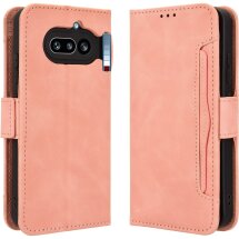 Чохол-книжка з кишеньками Deexe Wallet Stand для Nothing Phone (4a) - Pink: фото 1 з 8
