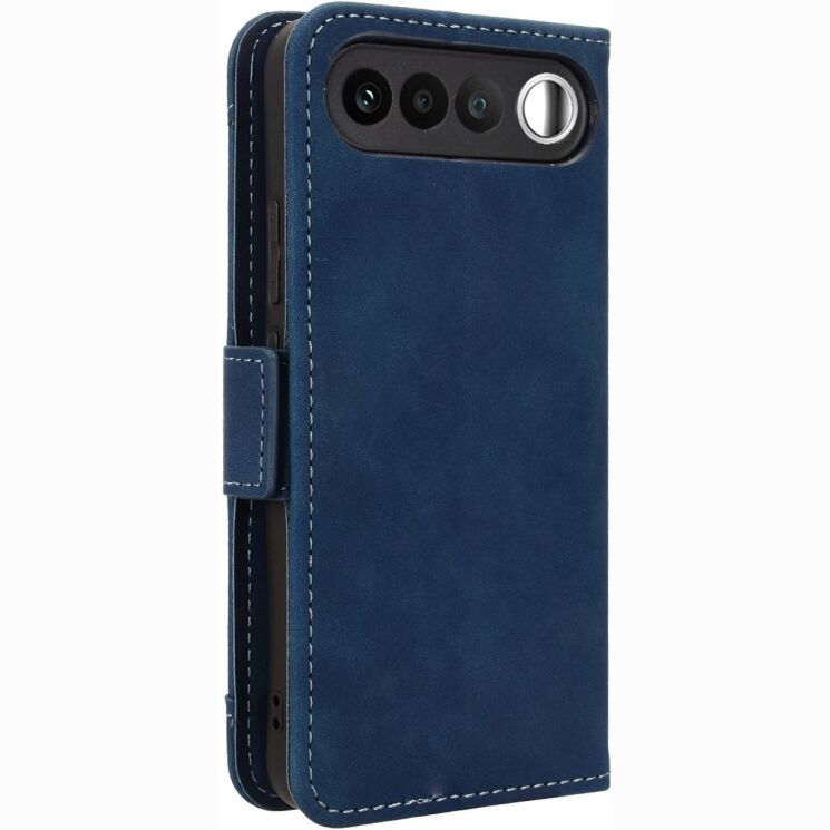 Чехол-книжка с карманами Deexe Wallet Stand для Realme 16 - Blue: фото 7 из 15