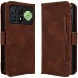 Чохол-книжка з кишеньками Deexe Wallet Stand для Xiaomi Poco F9 Pro - Brown (429109Z)