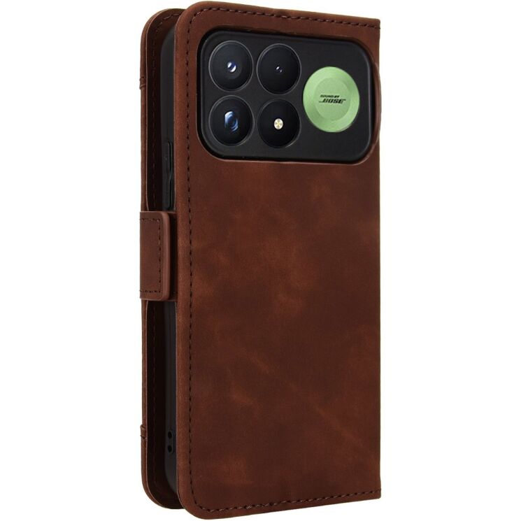 Чохол-книжка з кишеньками Deexe Wallet Stand для Xiaomi Poco F9 Pro - Brown (429109Z) Чохол-книжка з кишеньками Deexe Wallet Stand для Xiaomi Poco F9 Pro - Brown: фото 7 з 17